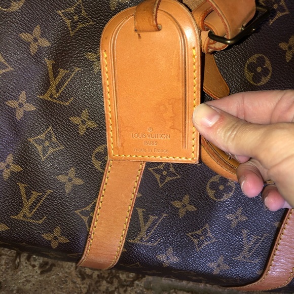 SOLD—Authentic Louis Vuitton keepall 50 w lock - Picture 2 of 6
